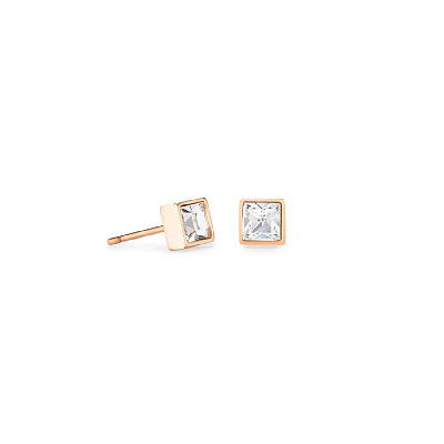 Серьги Crystal-Rose Gold Coeur de Lion *0501/21-1822  Coeur de Lion  *0501/21-1822 