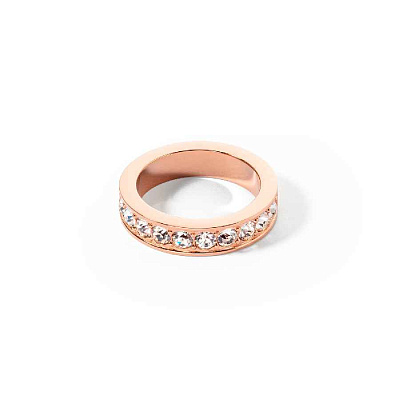 Coeur de Lion Кольцо Crystal-Rose gold 16.5 мм *0131/40-1822 52 