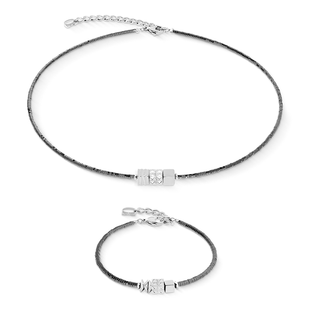 Coeur de Lion Колье Anthracite-Silver Coeur de Lion 2040/10-1224 Арт.: 2040/10-1224