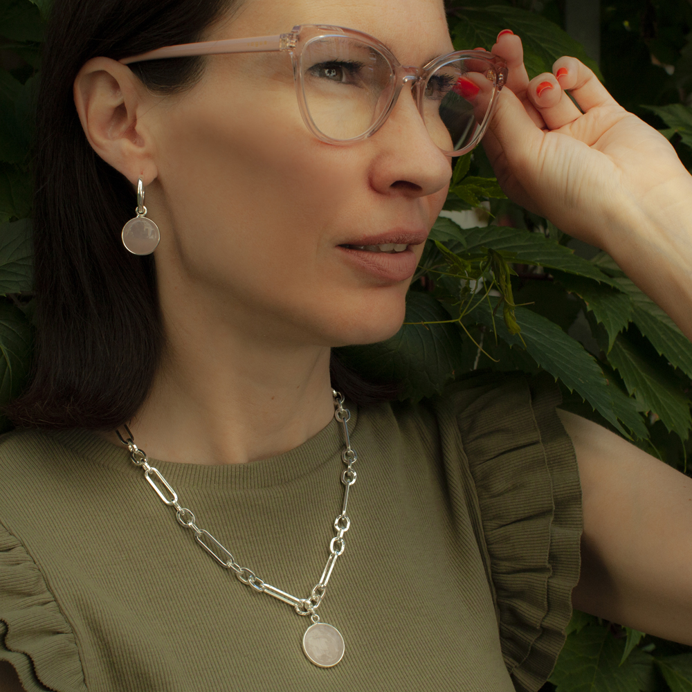 Fiore Luna Серьги ROSE QUARTZ Fiore Luna *LE1118 R/S Арт.: *LE1118 R/S