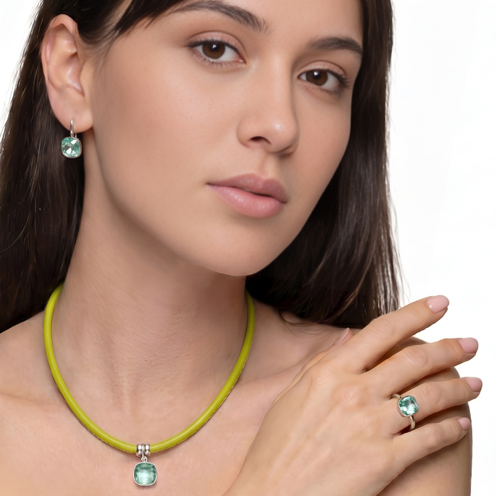 Fiore Luna Серьги Soft Mint Ignite Арт.: A2506.15 G/S