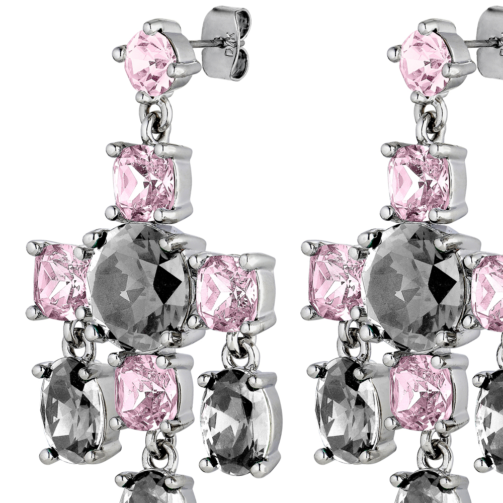 Dyrberg Kern Серьги LEONORA SS GREY / VINTAGE ROSE Dyrberg Kern *450002 Арт.: *450002