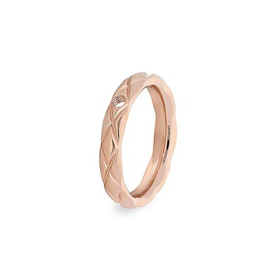 Кольцо - База Aversa Rose Gold 15.2 мм  Qudo  616275 RG 