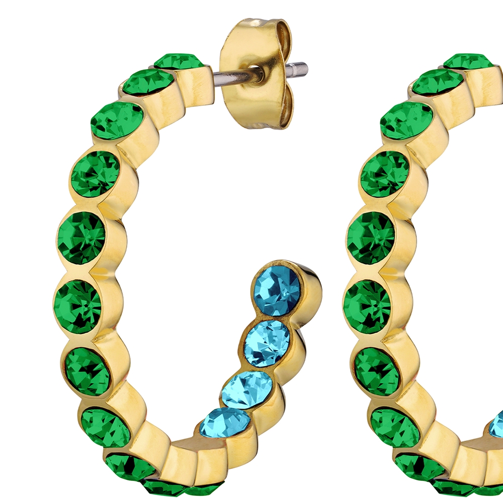 Dyrberg Kern Серьги HOLLY SG GREEN Dyrberg Kern 390107 Арт.: 390107