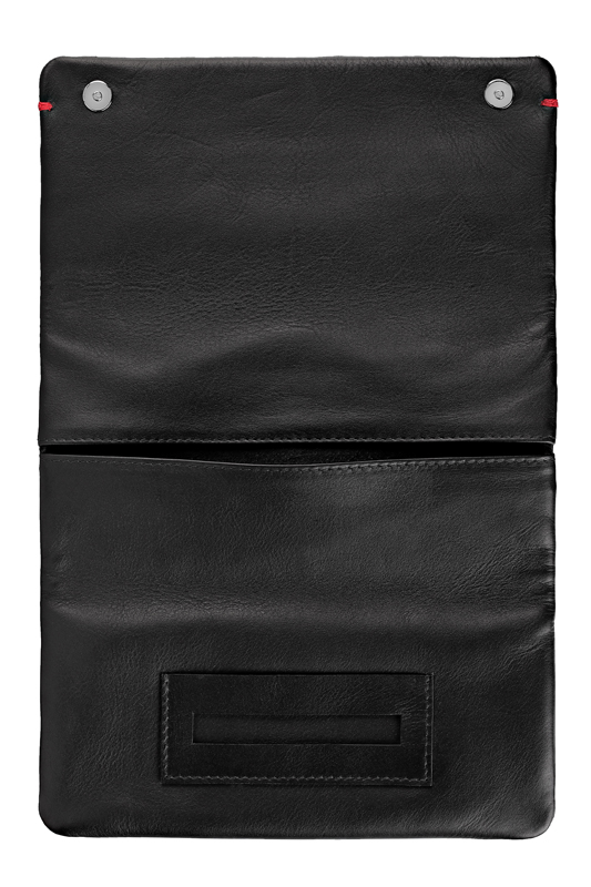  Кисет для табака ZIPPO, чёрный, натуральная кожа, 17x2x8,5 см Арт.: 2006059