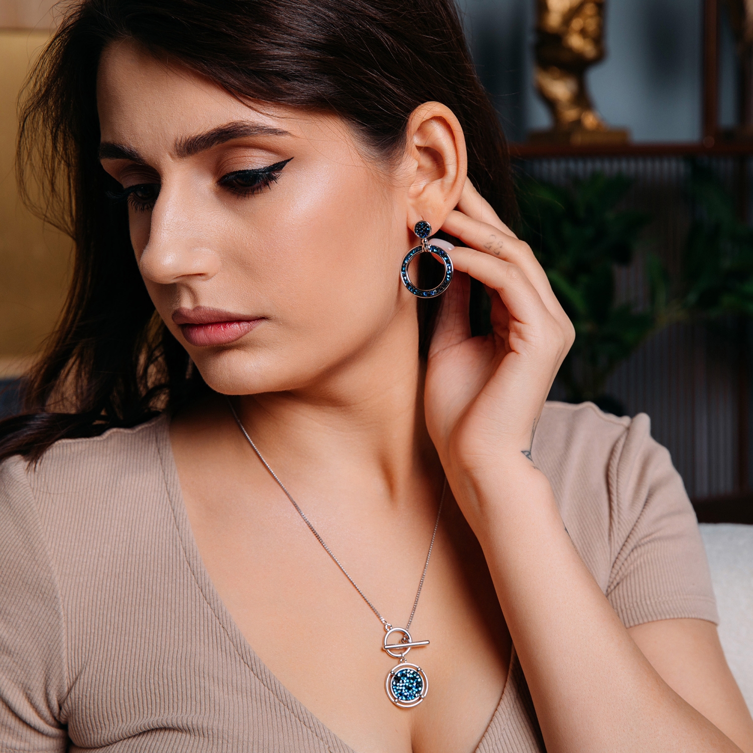 Fiore Luna Брошь СНЕЖИНКА  Zircon+crystal Арт.: XR1279B1 BL/S