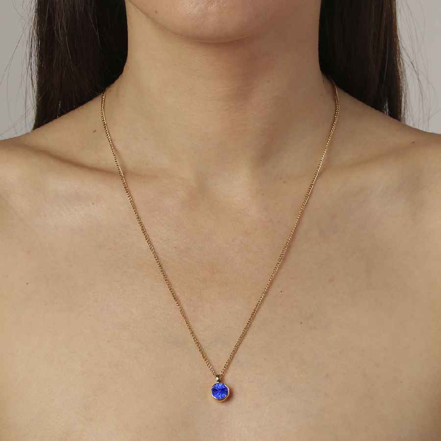 Dyrberg Kern Колье METTA SG AQUA/LIGHT BLUE Dyrberg Kern *440102 Арт.: *440102