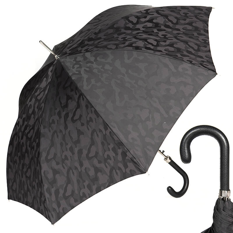 Pasotti Зонт-трость Pasotti Classic Pelle Divorzi Black Арт.: product-356