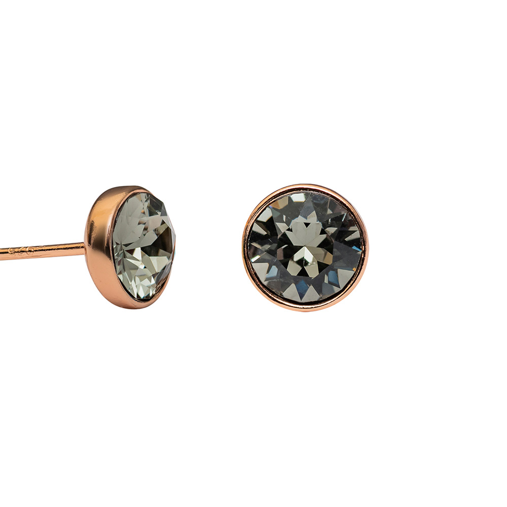 Fiore Luna Пусеты Black Dia Fiore Luna SWE297 BLD RG Арт.: SWE297 BLD RG