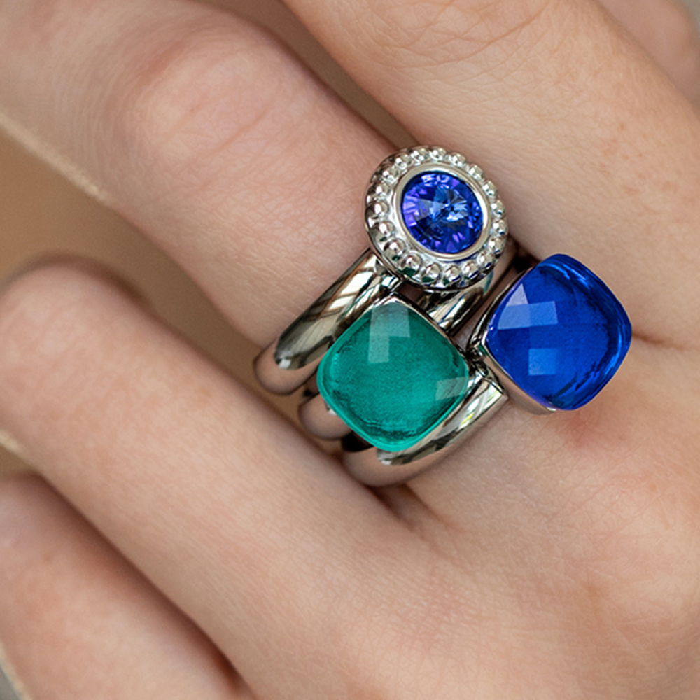 Qudo Серьги FIRENZE (G) Hellblau Qudo 107001/20-4733 Арт.: 107001/20-4733