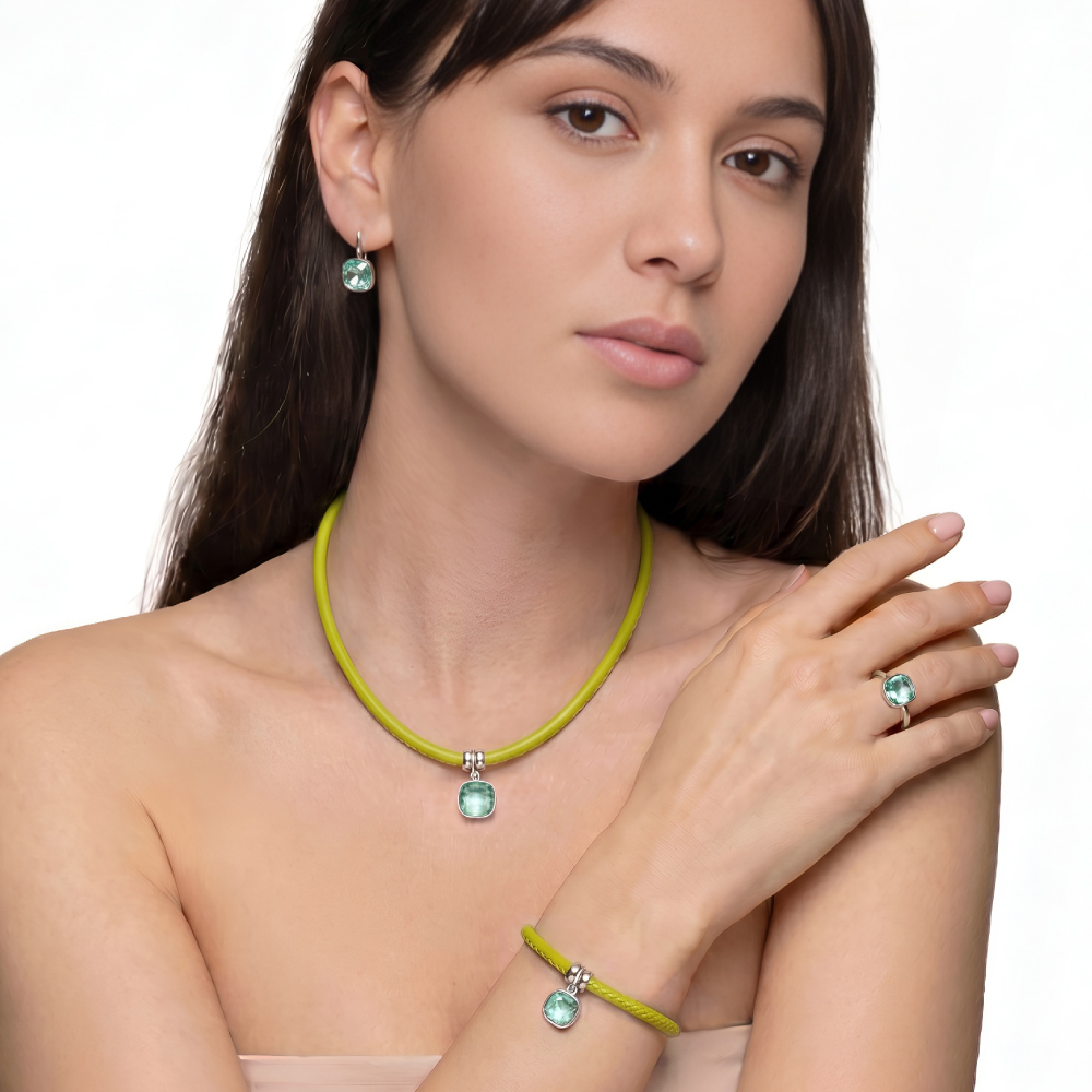 Fiore Luna Серьги Soft Mint Ignite Арт.: A2506.15 G/S