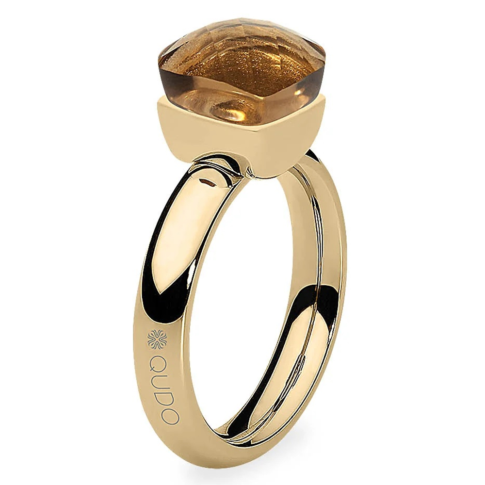 Qudo Кольцо FIRENZE 18 (G) Smoked Topaz Арт.: 107001/40-5108 18