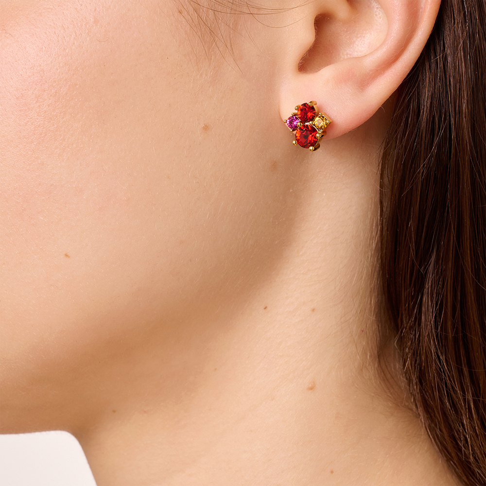 Dyrberg Kern Серьги BILLIS SG RED / PINK Dyrberg Kern 470139 Арт.: 470139