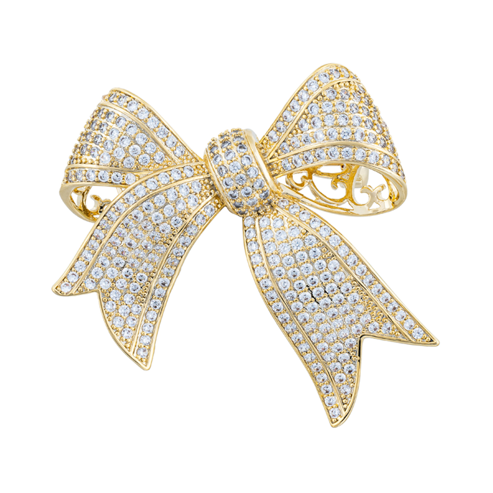 Fiore Luna Брошь Бантик Zircon Fiore Luna XR00397B1 BW/G Арт.: XR00397B1 BW/G