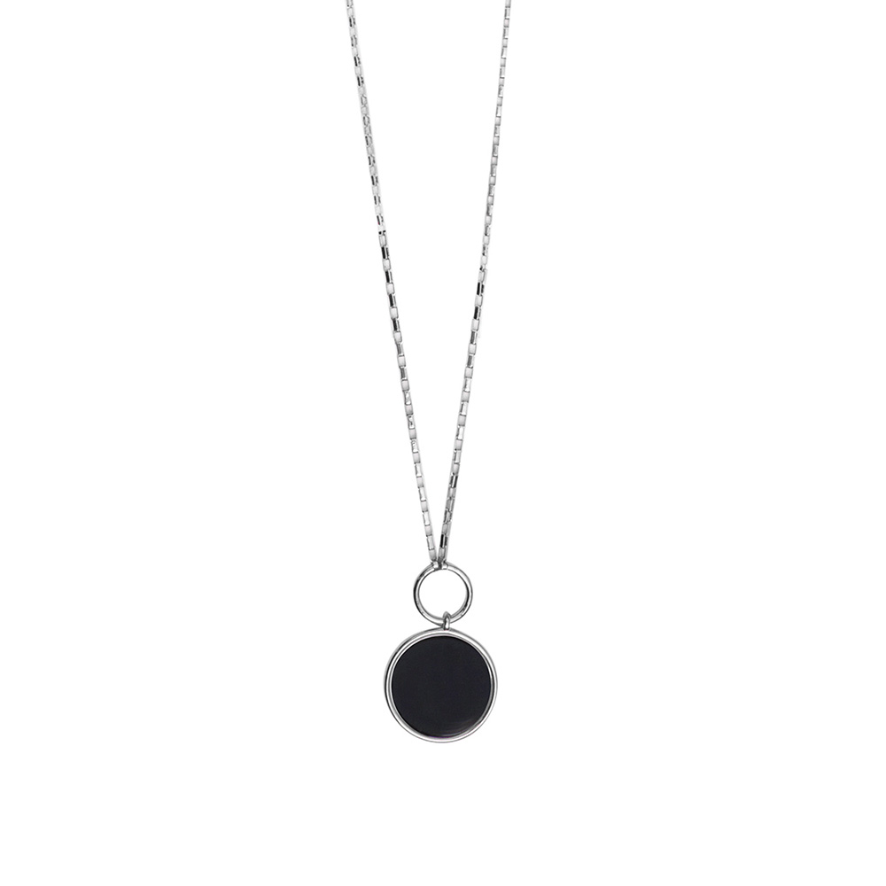 Fiore Luna Колье Onyx Fiore Luna *B2103NM-N10.1 BW/S Арт.: *B2103NM-N10.1 BW/S