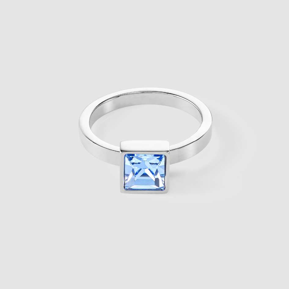 Coeur de Lion Кольцо Light Blue-Silver 18 мм Арт.: 0500/40-0741 56