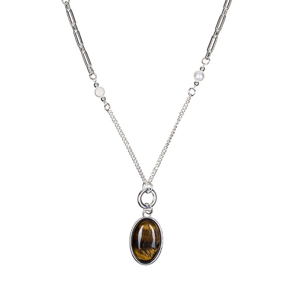 Fiore Luna Колье TIGER EYE Fiore Luna *LN5156 BR/S Арт.: *LN5156 BR/S