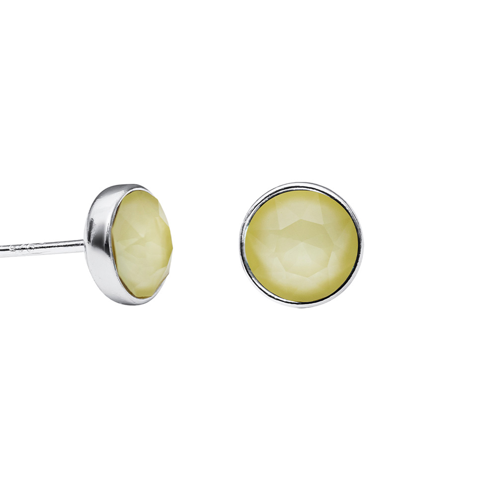 Fiore Luna Пусеты Crystal Powder Yellow Fiore Luna SWE297 CPY S Арт.: SWE297 CPY S