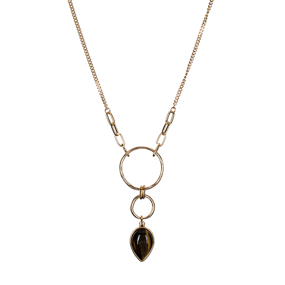 Fiore Luna Колье TIGER EYE Fiore Luna LN3171-6 BR/G Арт.: LN3171-6 BR/G