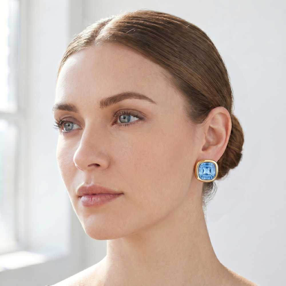 Fiore Luna Серьги Light Sapphire Арт.: AG210405E-013 G