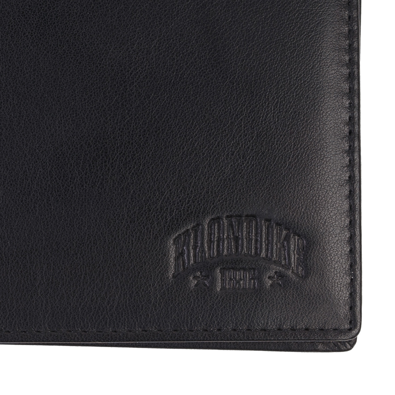 Klondike 1896 Бумажник KLONDIKE Claim, натуральная кожа в черном цвете, 12 х 2 х 9,5 см Арт.: KD1105-01