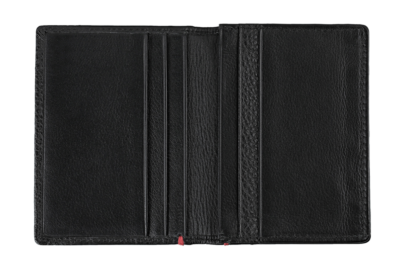  Держатель для карт ZIPPO с защитой от сканирования RFID, чёрная, натуральная кожа, 10,5×1,5×7,5 см Арт.: 2006024