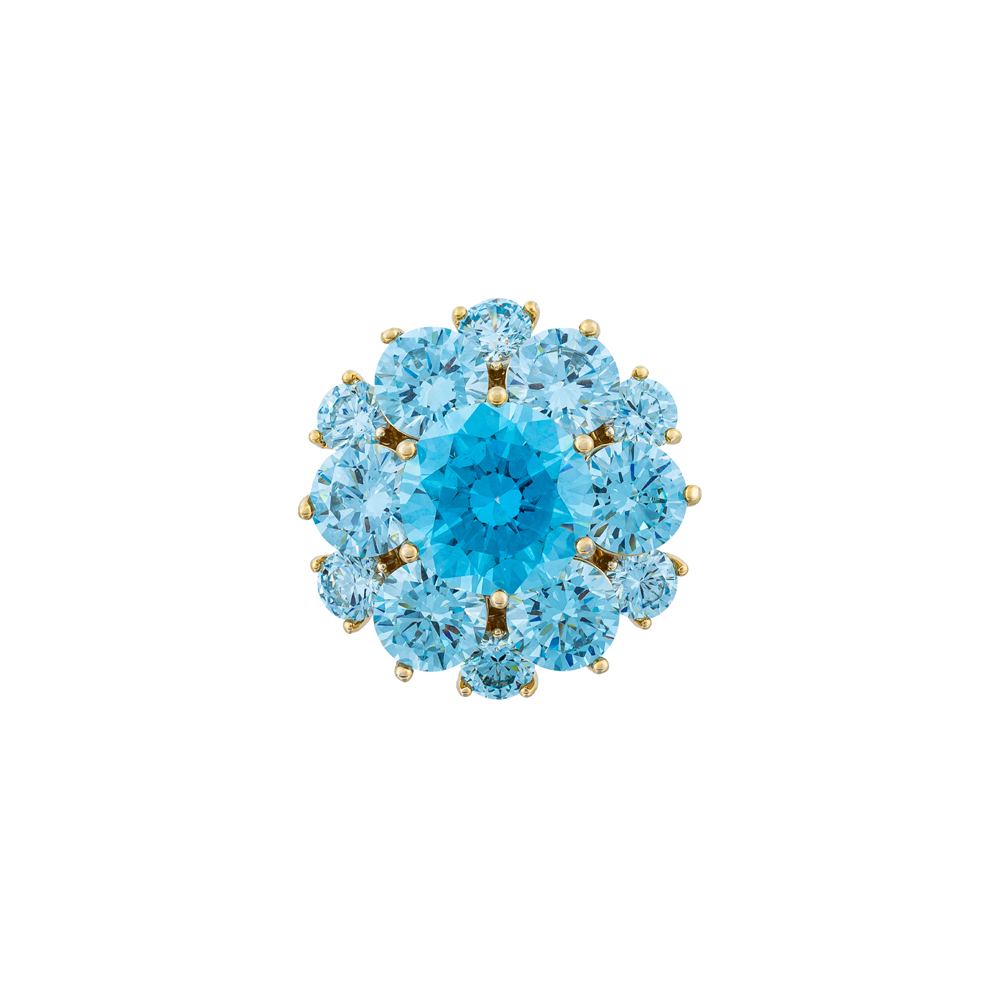 Fiore Luna Брошь Кристалл Zircon+магнит Fiore Luna XR12099A3 BL/G Арт.: XR12099A3 BL/G