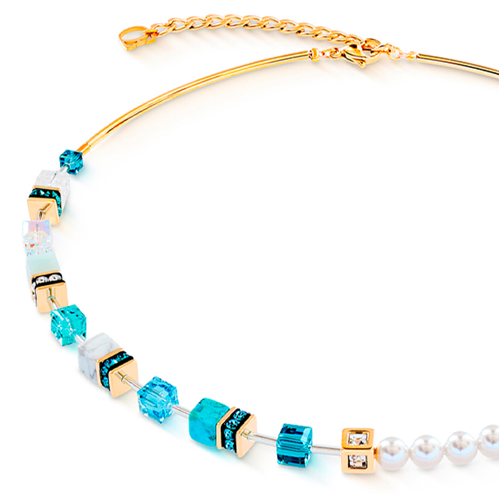 Coeur de Lion Колье Turquoise-Gold Coeur de Lion 5086/10-0616 Арт.: 5086/10-0616