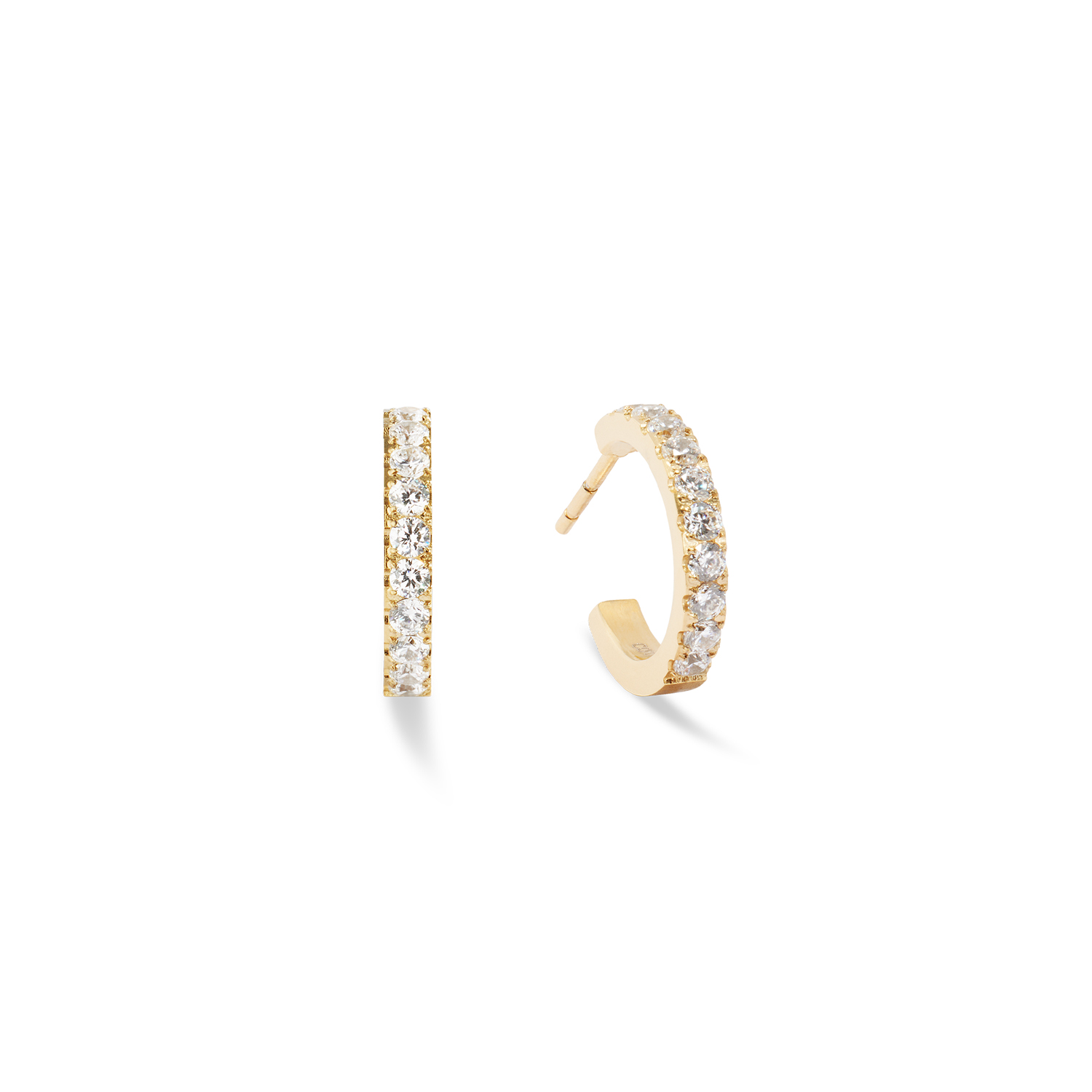 Coeur de Lion, ��������:������ Hoop Crystal-Gold 15�� Coeur de Lion 0146/23-1816()