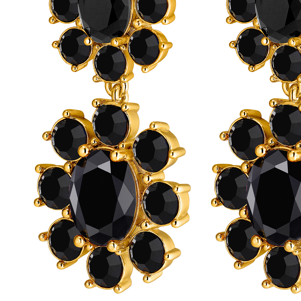 Dyrberg Kern Серьги LINA SG BLACK Dyrberg Kern *450072 Арт.: *450072
