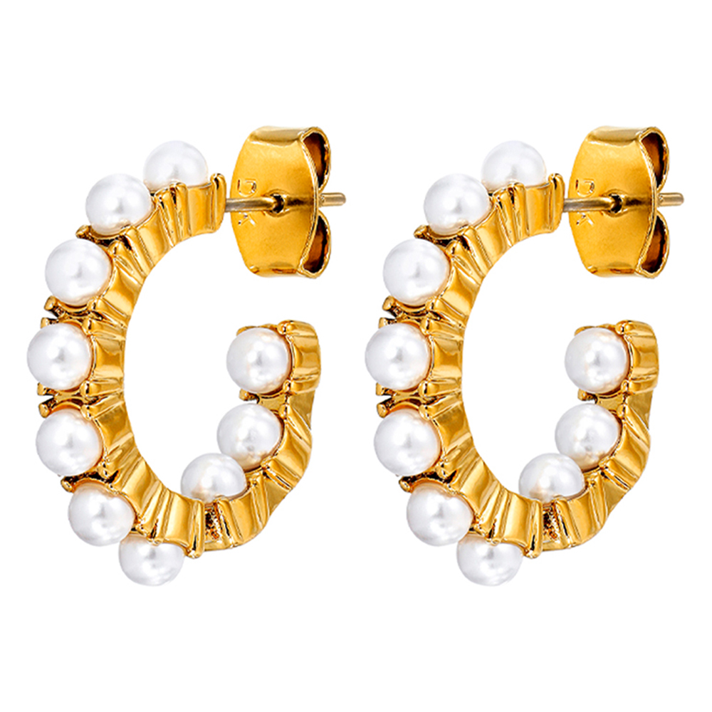 Dyrberg Kern Серьги RAQUEL SG WHITE PEARL Dyrberg Kern 470114 Арт.: 470114