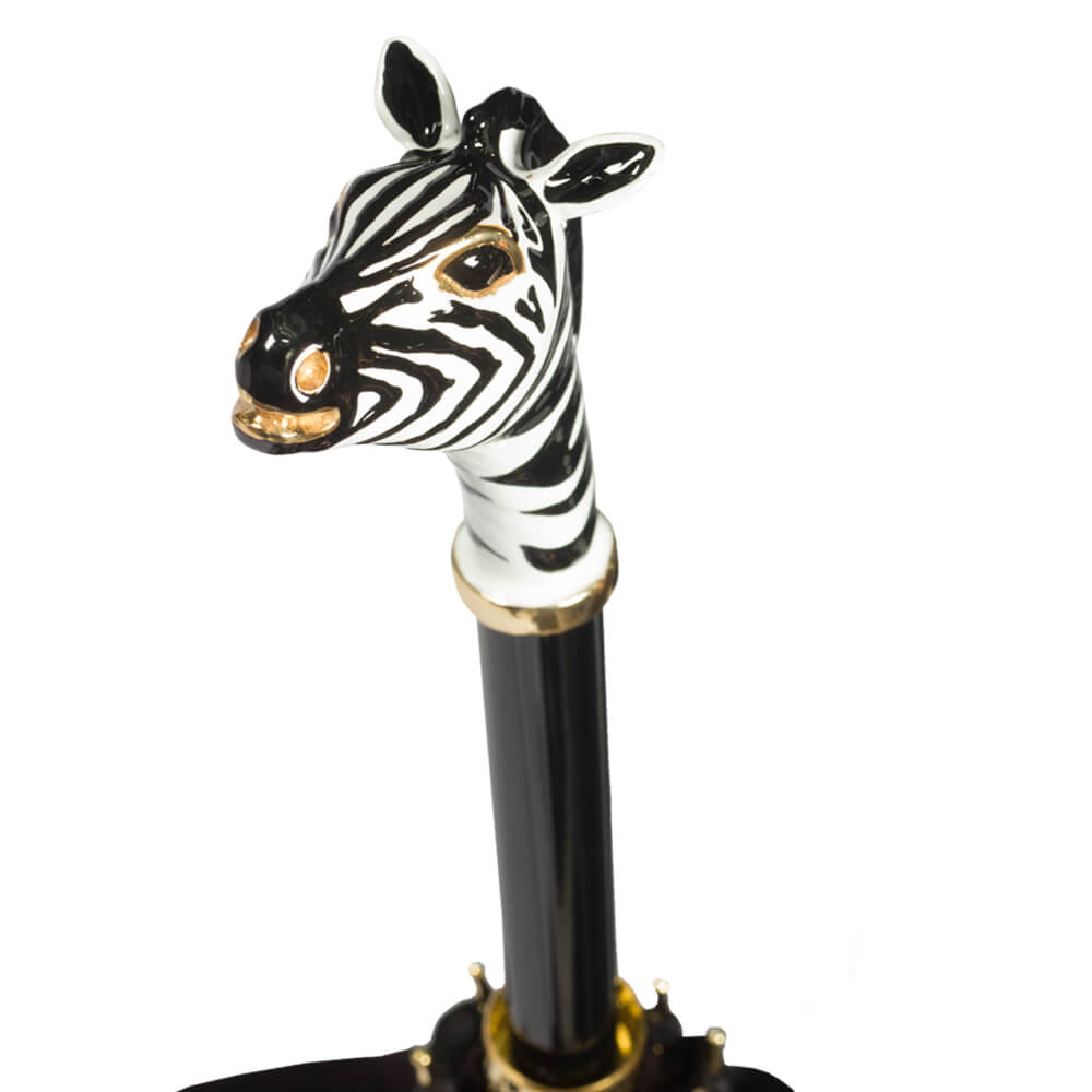 Pasotti Зонт-трость Nero Africa Zebra Lux Арт.: product-2186