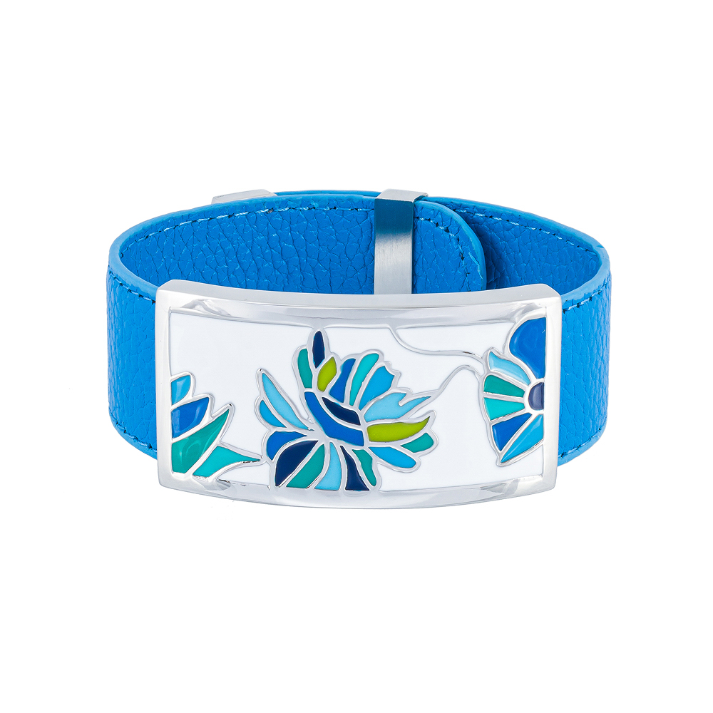 Fiore Luna Браслет на синем кожаном ремешке Fiore Luna CB13599-5A Арт.: CB13599-5A