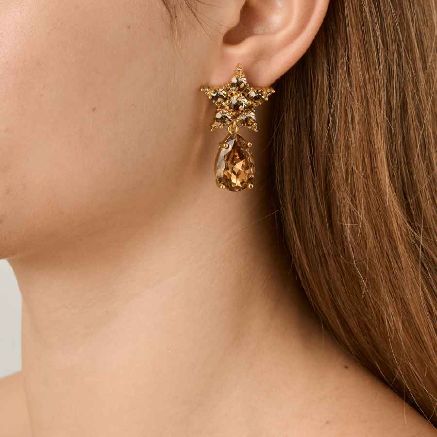 Dyrberg Kern Серьги FREESIA SG GOLDEN Dyrberg Kern 480066 Арт.: 480066