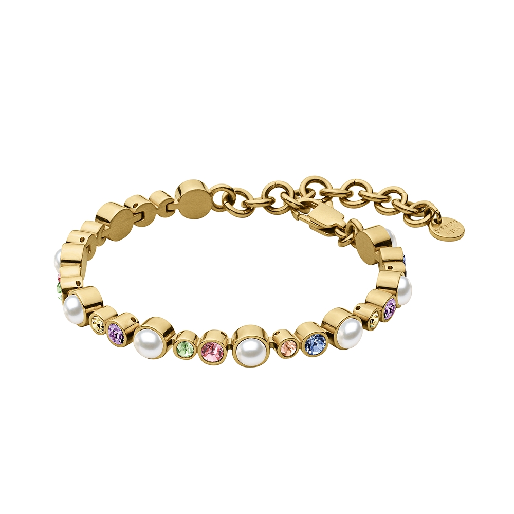 Dyrberg Kern Браслет SACHA SG PASTEL MULTI / WHITE PEARL Dyrberg Kern 450096 Арт.: 450096