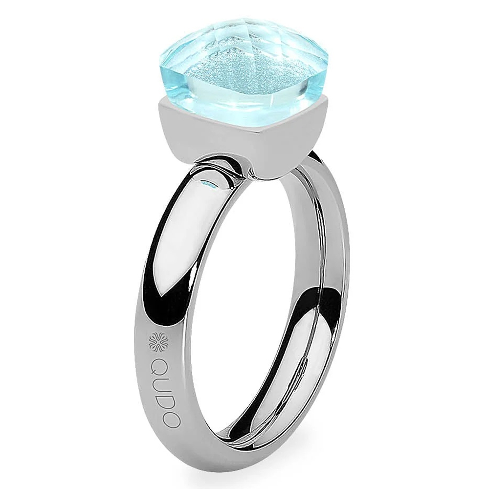 Qudo Кольцо FIRENZE 18 (S) Aquamarine Арт.: 107000/40-6002 18