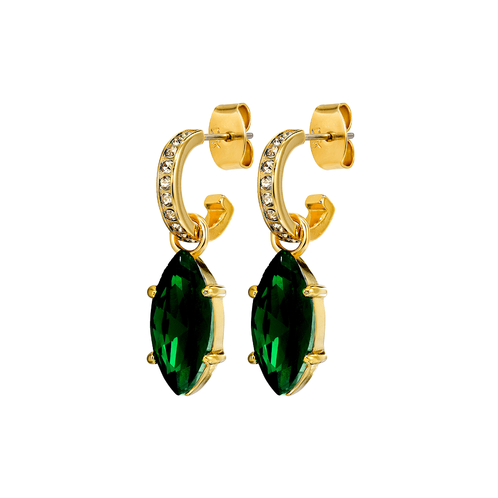 Dyrberg Kern Серьги JUNIPE SG EMERALD GREEN Dyrberg Kern 470002 Арт.: 470002