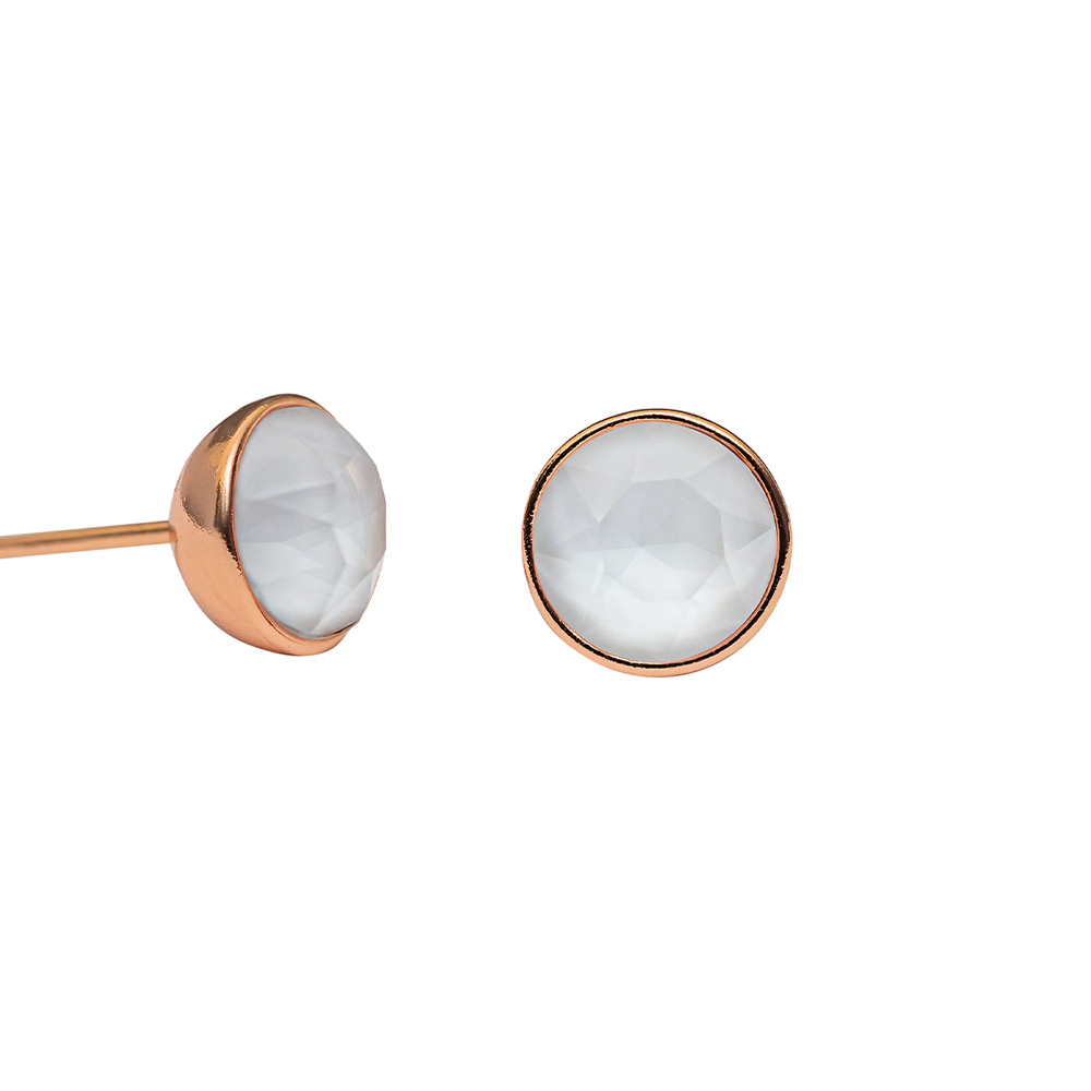 Fiore Luna Пусеты Crystal Powder Grey Fiore Luna SWE298 CPG RG Арт.: SWE298 CPG RG