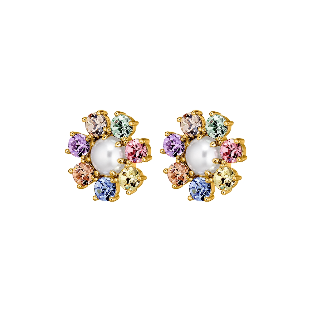 Dyrberg Kern Серьги AUBRA SG PASTEL MULTI / WHITE PEARL Dyrberg Kern 460082 Арт.: 460082
