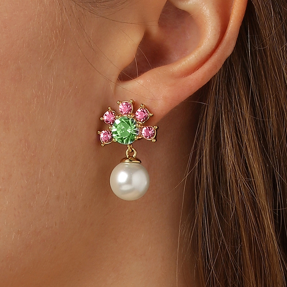 Dyrberg Kern Серьги VERONICA SG ROSE/GREEN Dyrberg Kern 420026 Арт.: 420026