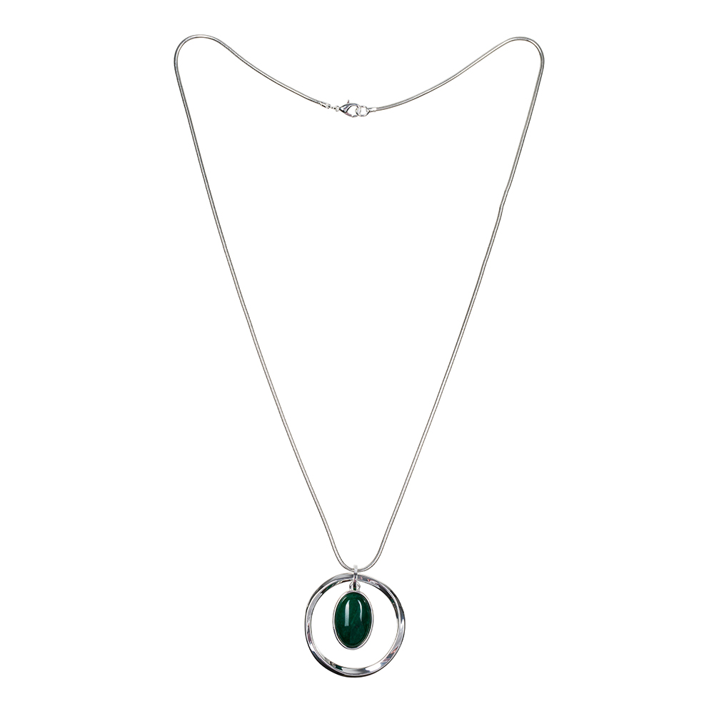 Fiore Luna Колье GREEN AGATE Fiore Luna *LN5145 G/S Арт.: *LN5145 G/S