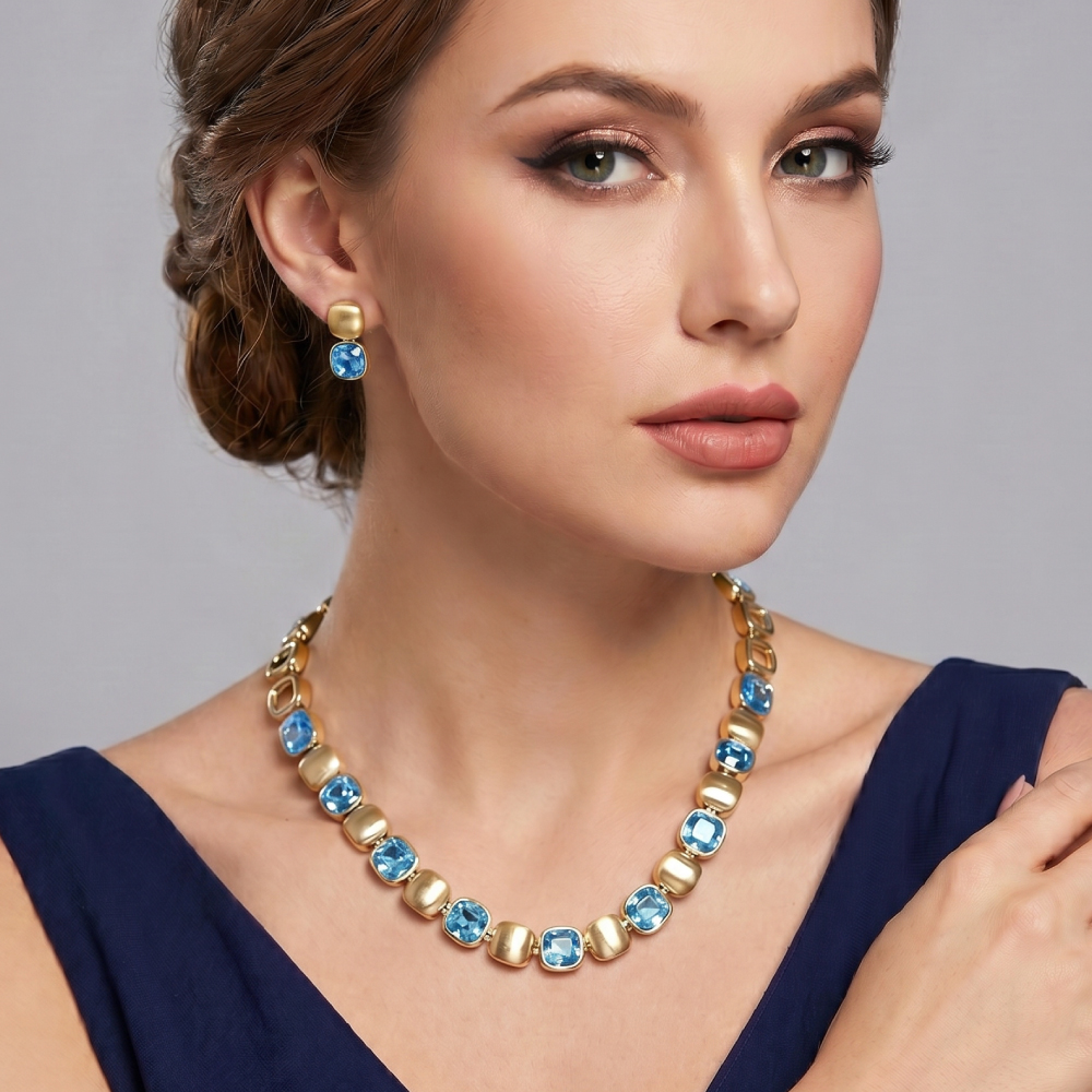 Fiore Luna Колье Aquamarine Fiore Luna *LN6095 S Арт.: *LN6095 S
