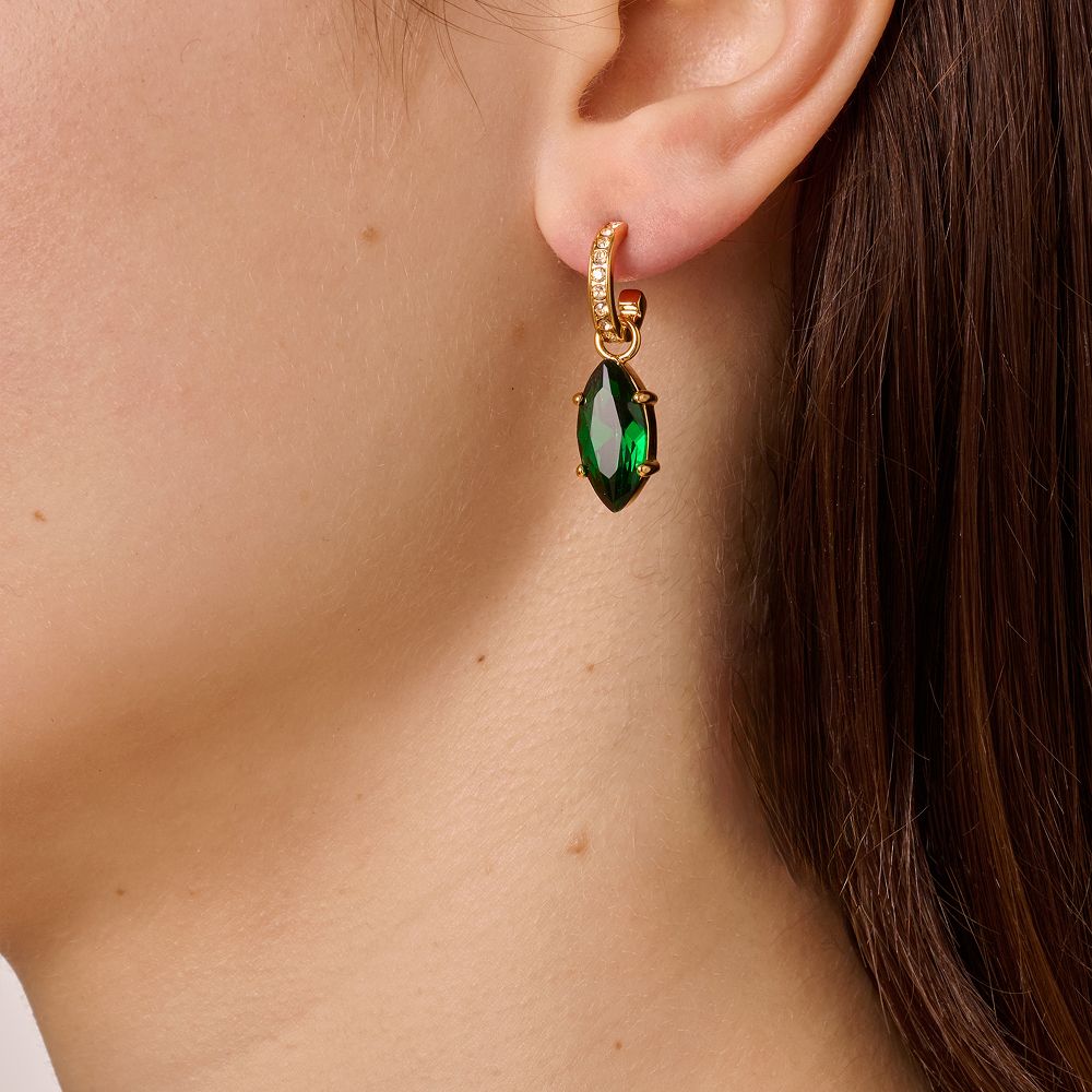 Dyrberg Kern Серьги JUNIPE SG EMERALD GREEN Dyrberg Kern 470002 Арт.: 470002
