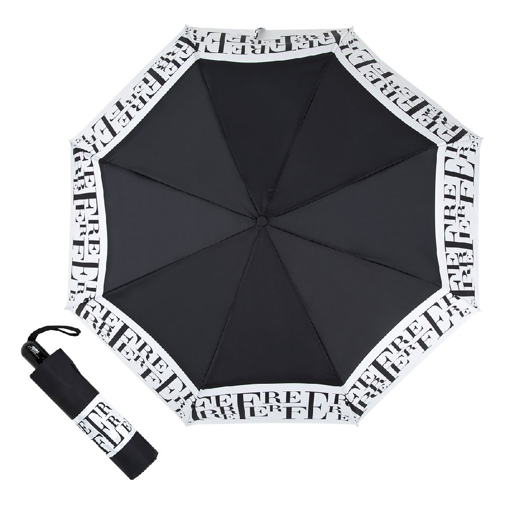 Ferre Milano Зонт складной Logo Black Арт.: product-3650