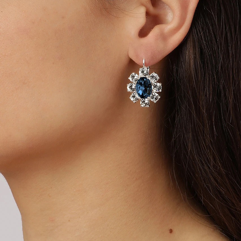 Dyrberg Kern Серьги VALENTINA SS BLUE Dyrberg Kern 390075 BL/S Арт.: 390075 BL/S