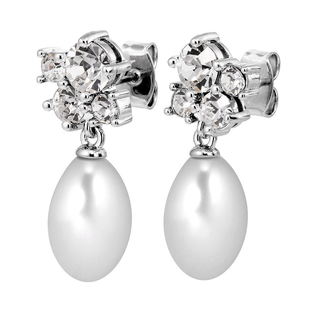 Dyrberg Kern Серьги PETUN SS CRYSTAL / WHITE PEARL Dyrberg Kern 480055 Арт.: 480055