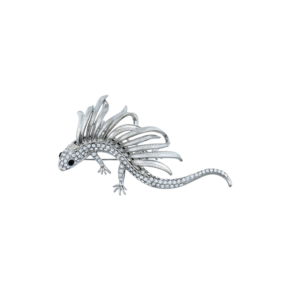 Fiore Luna Брошь Dragon чешский бриллиант Fiore Luna BR15080 BW/S Арт.: BR15080 BW/S