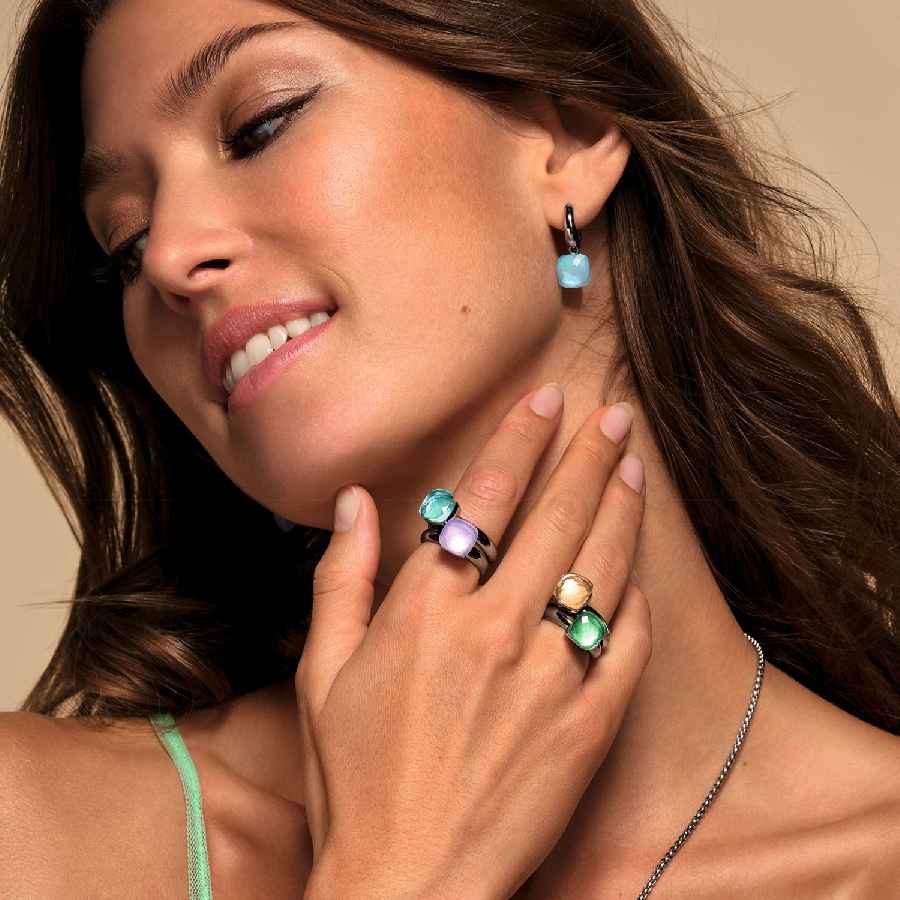 Qudo Серьги Firenze light violet Арт.: *300066 BL/S