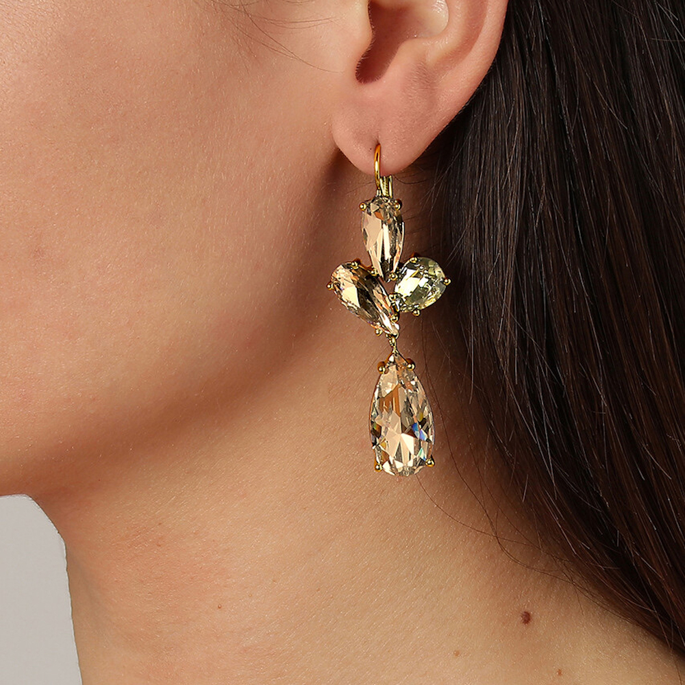Dyrberg Kern Серьги AMY SG GOLDEN Dyrberg Kern *380031 BR/G Арт.: *380031 BR/G