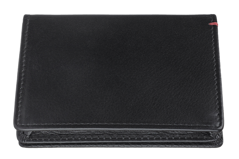  Держатель для карт ZIPPO с защитой от сканирования RFID, чёрная, натуральная кожа, 10,5×1,5×7,5 см Арт.: 2006024